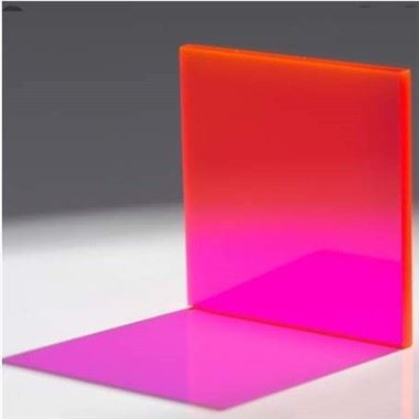 Fluorescerande plexiglasark